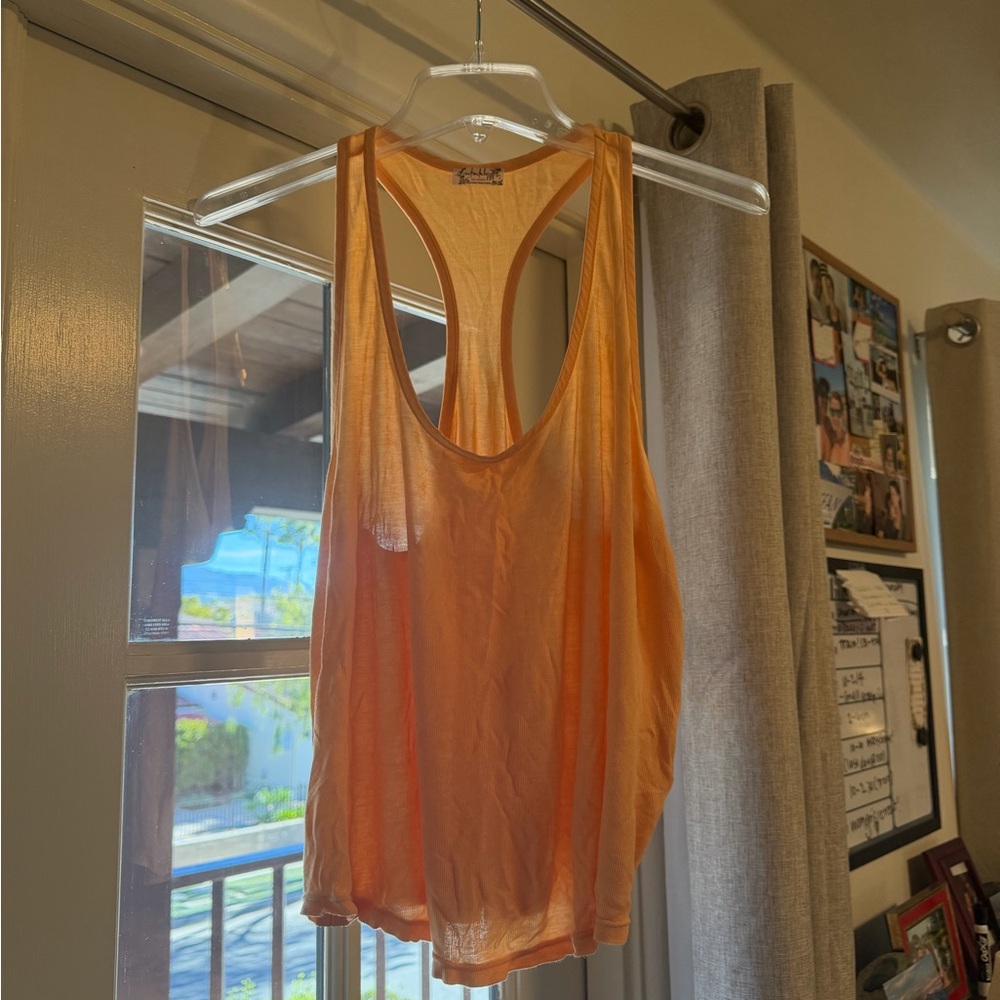 Intimately free people Orange Women's Tank Top size small